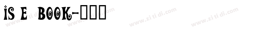 Is E  Book字体转换